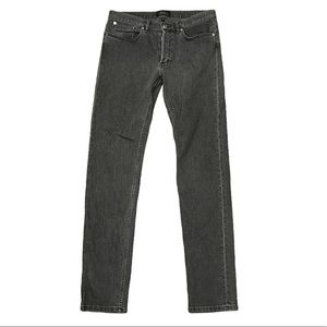 A.P.C. Mens Grey Skinny Jeans